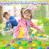 300 2.4Empty 12 Duchong Easter Eggs Bulk, Plastic Eggs Include Golden Eggs, Perfect for Eggs Hunt, Theme Party Favor