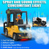 RC Forklift Truck 2 in 1 Transform Lift Fork & Hook, 11 Channel Remote Control Forklift, 2 Battery, Kids Toy Gift 6+