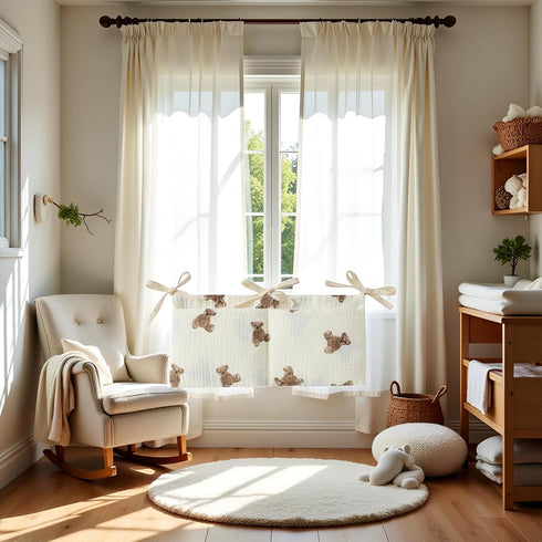BWESOO White Bedside Hanging Bags Milk Bottle Bib-Storage Crib Organizer Baby Nappy-Dormitory Bed-Bunk Organizing Bag