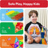PicassoTiles 80 Pieces Magnetic Building Tiles, Educational Playset for STEM Sensory Gifts, Kid Brain Development