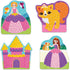 ORB My First Sticky Mosaics Princesses - Purple/Pink/Yellow/Blue, 9.5" x 1.5" x 9.5"