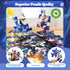Glow in The Dark Solar System Jigsaw Puzzles, 70 Pieces for Kids Ages 4-8, Educational Floor Puzzle Toys