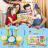 Kids Drum Set for Toddlers 1-3, Musical Baby Toys for 1 Year Old Boy, Learning Toys with Microphone and Light