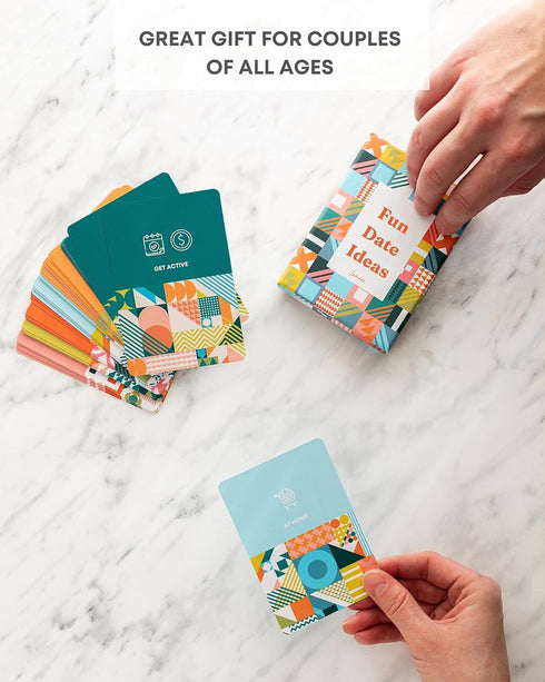 Fun Date Ideas - 50+ Cards with Activities for Date Night, Perfect Couples Gifts for Any Occasion