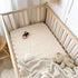 Pack 38"x26", 2 Pack 100% 360 BuLuTu Muslin N Play Mattress Sheets Mini Crib Fitted Sheets for Girls Boys, Cotton Soft
