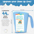 S.C. Products, Inc. Shampoo Rinse Cup for Kids | Baby Bath Pail | Tear Free Baby Rinser Pail - Three Color Choices