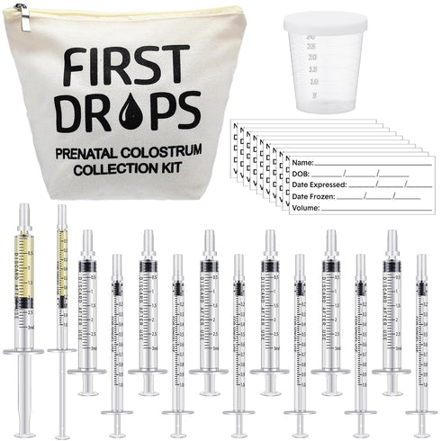 Geiserailie 100 Set 100 1ml /3ml 100 1 1 Colostrum Collector Kit Include Sterile Sealed Breast Milk Collector No Needle