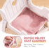18-20 Inch ROBUD Play High Chair, Pretend Play High Chair with Cushion, Movable Table, Wooden Baby Doll Accessories