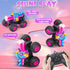 2.4Ghz 3 4 5 6 7 8 360 YongnKids Remote Control Car for Girls, Unicorn Monster Trucks with Light & Music,Unicorn Toys