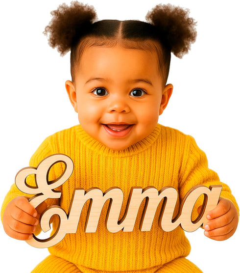 Wooden Name Signs for Nursery Custom Baby Name Sign for Wall Name Signs Personalized Custom Name Sign for Nursery Name