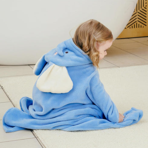 Toddler Bath Towels with Hood Elephant Hooded Towels for kids Ultra Soft Baby Bath Wrap Absorbent Toddler Blanket