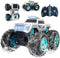 Waterproof Amphibious Remote Control Truck for Kids, Gyroscope Self-Balancing Monster Truck with