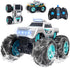 Waterproof Amphibious Remote Control Truck for Kids, Gyroscope Self-Balancing Monster Truck with