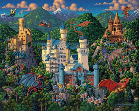 Dowdle Jigsaw Puzzle - Imaginary Dragons, 300 Piece