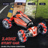 Gesture Sensing RC Stunt Car, 4WD Remote-Controlled Vehicle, Bidirectional Drifting Off-Road with Music & Lights