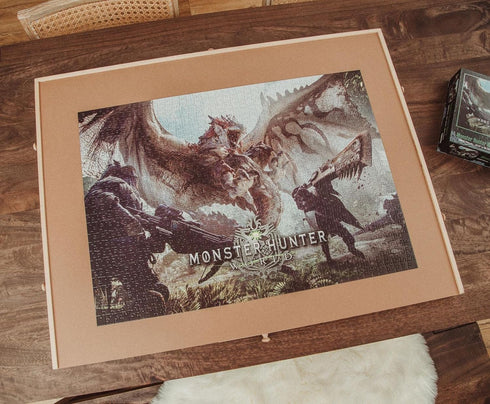 Monster Hunter Dragon Battle, 1000-Piece Jigsaw Puzzle for Adults, Brain Teaser, Educational Developmental Toys
