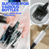 Holikme Bottle Brush Cleaner Set, 14" Long Handle Stainless Steel Brush & 3 Straw Cleaners for Bottles