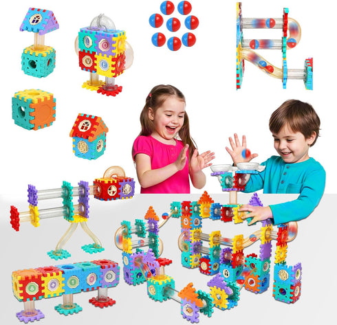 AOSITE 234 PCS STEM Marble Run Building Learning Toy Kid Gift Construction