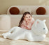 IKASA Giant White Cat Stuffed Animal Plush Toy - 30" Jumbo Cute Fluffy Oversized Plushie Gifts for Kids