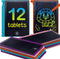 Playtapus Party Favor Mini LCD Writing Tablet for Kids, 12 Pack 4.5 Inch