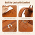Backpack ROSEGIN Premium Vegan Leather Diaper Bag with Waterproof Changing Pad Reinforced Stitching & Zippers, Baby Bag