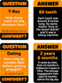 CONFIDENT? Board Game - Trivia with a Twist for Family Game Night, Ages 8+, 2-30 Players, 30 Min Playtime