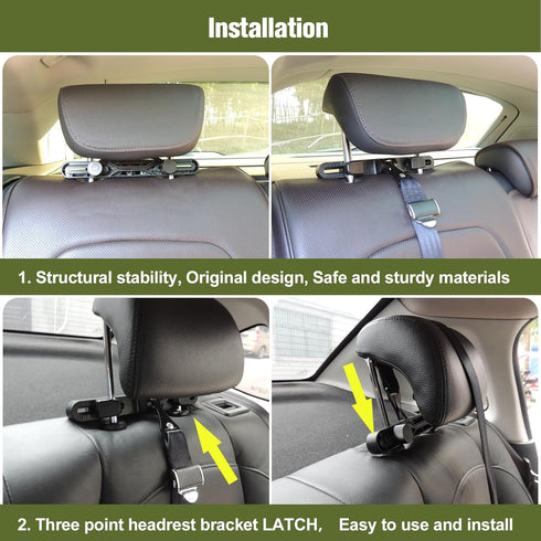 Universal Car Child Seat Restraint Anchor Mounting Kit - ISOFIX Latch Bracket 248*29*58mm