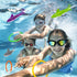 Swimming 4-8, 8 Pack Pool Diving Toys, Underwater Pool Toys for Kids Ages Diving Rings and Training Sharks for Learning