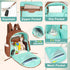 Backpack, 11 backpack, 2 MOMINSIDE Small Diaper Bag Mini Diaper Bag with Pockets, Leather diaper Baby Diaper Bag