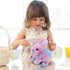 Easfan Walking Bunny Stuffed Animal, Interactive Jumping Rainbow Rabbit Talking Plush Toy for Kids Birthday Gifts, 7''
