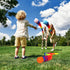 8 26 Inch Leyndo Pcs Throw and Catch Balls with Rainbow Tail, Fun Colorful Sports Comet Balls Playground Toys