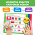 3-5 4 3 4 Preschool Learning Activities - Letter Tracing Books for Kids Ages - Toddler Handwriting Practice - Learning