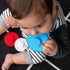 Baby Einstein Stack & Wobble Zen Teether Toy, BPA Free, for Infants 3 Months and Up, Cause and Effect Learning