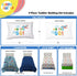 Set 4 Set Sunny Side Up On The Go Toddler Comforter - Piece Preschool Bedding Includes Comforter, Sheets & Pillow Cover