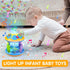 Baby Toys 6 to 12 Months, 4 in 1 Musical Rotating Projector, Light Up Infant Learning Toy for Toddlers