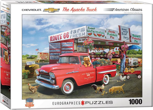 EuroGraphics The Apache Truck by Greg Giordano 1000 Piece Jigsaw Puzzle