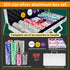 AIBETOMG Set Case,11 Set Poker Chips with Numbers,Poker Chips with Aluminum Travel Gram Casino Poker for Texas Holdem