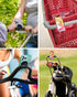 Magnetic Phone Holder for Stroller, Shopping Cart & Golf Push Cart | Handlebar Phone Mount for MagSafe | Strap