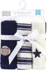 Pack Super Soft Cotton Baby Washcloths - Football Design, One Size Value