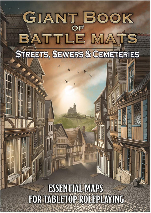 Loke BattleMats Giant Book of Battle Mats - Streets, Sewers & Cemeteries