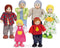 Hape Happy Family Dollhouse Set Award Winning Doll Family Set, Unique Accessory