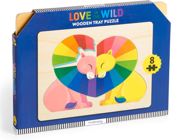 Mudpuppy Love in The Wild Wooden Tray Puzzle
