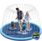 Non-Slip Splash Pad for Kids and Dog, 80" Extra Large Baby Play