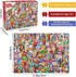 Jigsaw Puzzles for Adults, 1000 Piece Dog's World Puzzle, Cartoon Puzzles for Adults