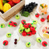 30 Supplies(1.96 Inch) Chalyna Pieces Fruit Stress Ball Red and Green Fruit Stress Relief Squeeze Balls Squeeze Finger