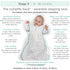 Amazing Baby Microfleece Sleeping Sack, Wearable Blanket with 2-Way Zipper, Playful Dots, Blue, Small 0-6 Month, Use