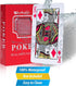 ZONETECH Game Station Set - 2 Pack with Waterproof Playing Cards for Pool or Beach (Blue/White)
