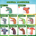 Fun Little Toys 10 Pcs Dinosaur Head Finger Puppets, Best Choice for Party Favors and Goodie Bag Fillers