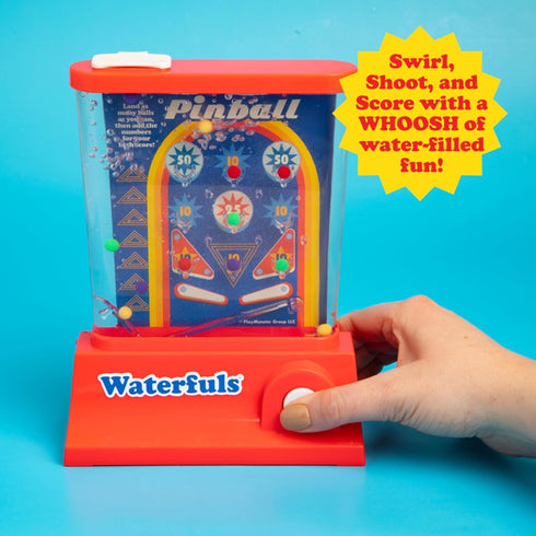 Original Waterfuls Classic Handheld Water Games – Retro Travel Games, Fidget Toys for Kids, Ages 3+, 6 Interchangeable