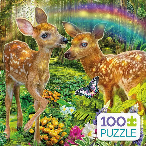 Ceaco - Deer Harmony - 100 Piece Jigsaw Puzzle